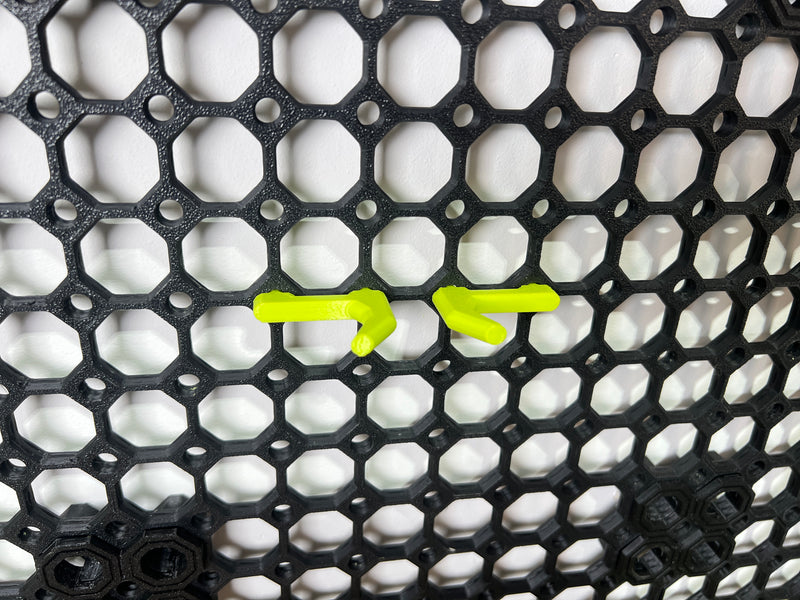 Pegboard Click Hooks - 20mm (10 Pack)