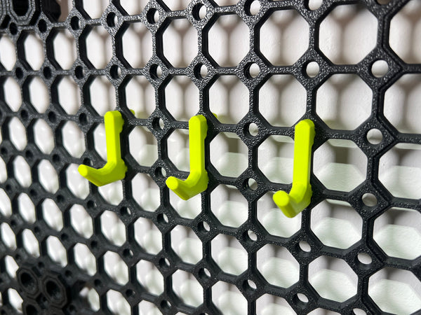 Pegboard Click Hooks - 20mm (10 Pack)