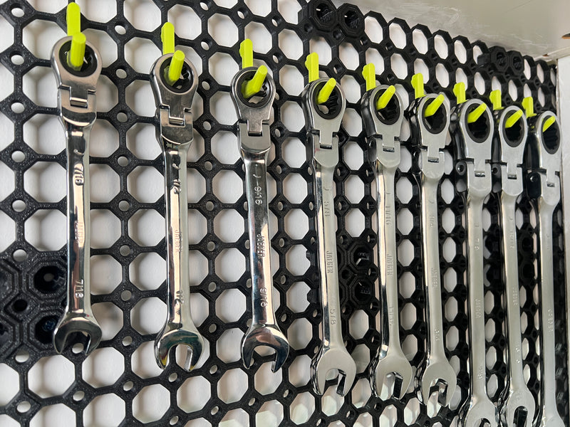 Pegboard Click Hooks - 20mm (10 Pack)