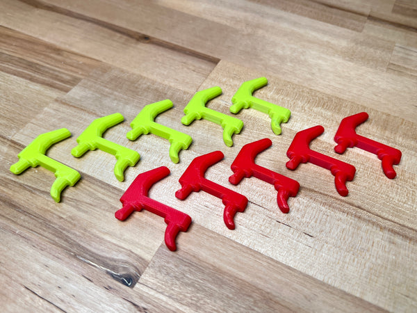 Pegboard Click Hooks - 20mm (10 Pack)